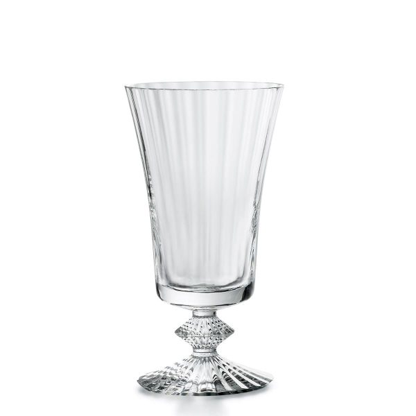 baccarat short crystal white wine glass
