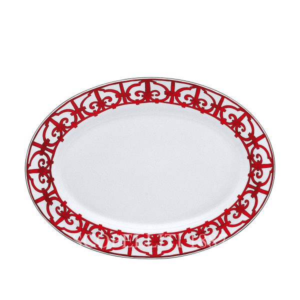 hermes balcon du guadalquivir large oval platter