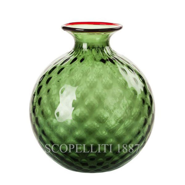 venini monofiore balloton vase large green