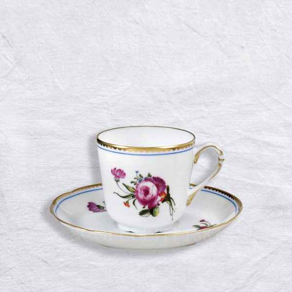 bernardaud amr a la reine coffee cup and saucer