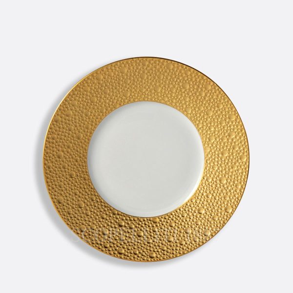 bernardaud bread plate ecume gold