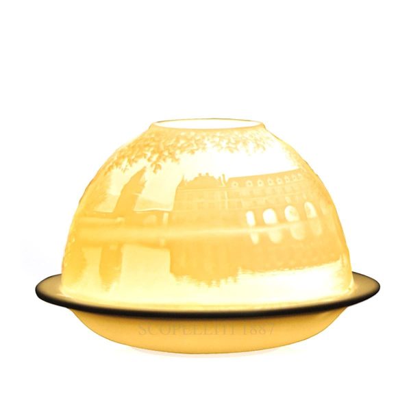 bernardaud designer chateaux of the loire votivelight bisque porcelain