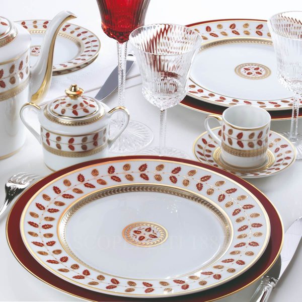 bernardaud constance rouge collection