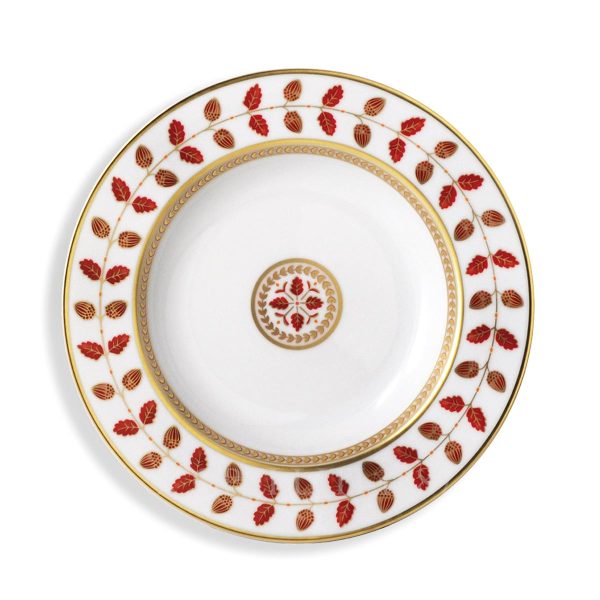 bernardaud constance rouge soup plate