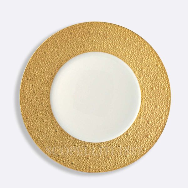 bernardaud dinner plate ecume gold