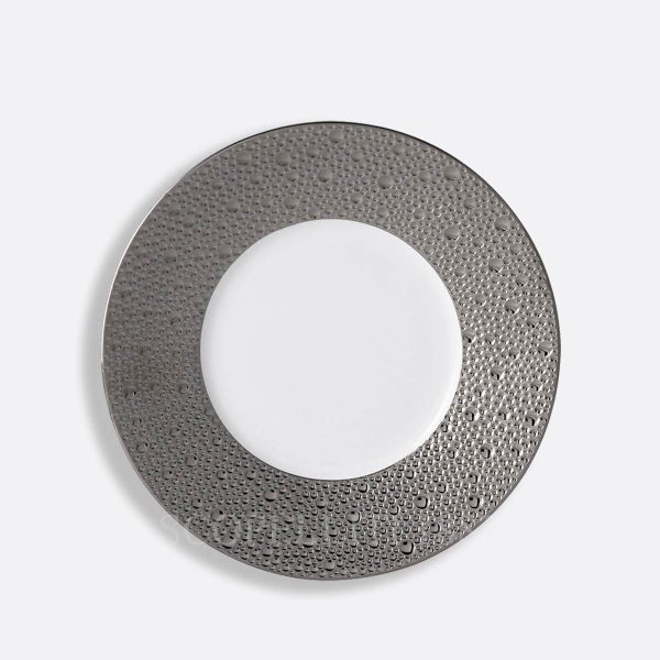 bernardaud ecume platinum bread plate