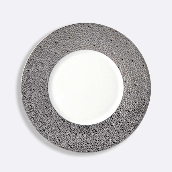 bernardaud ecume platinum salad plate