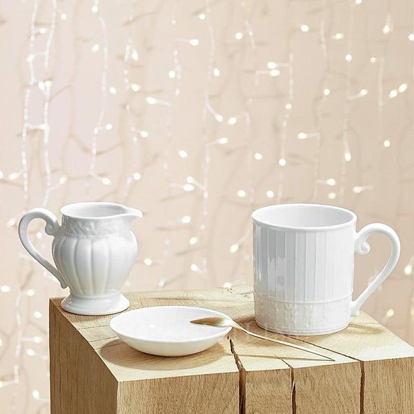 bernardaud louvre creamer with mug