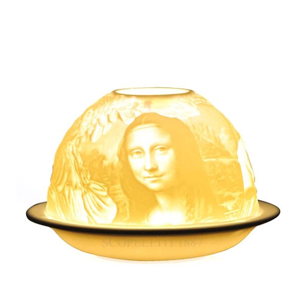 bernardaud designer louvre votivelight bisque porcelain