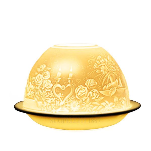 bernardaud designer love votivelight bisque porcelain