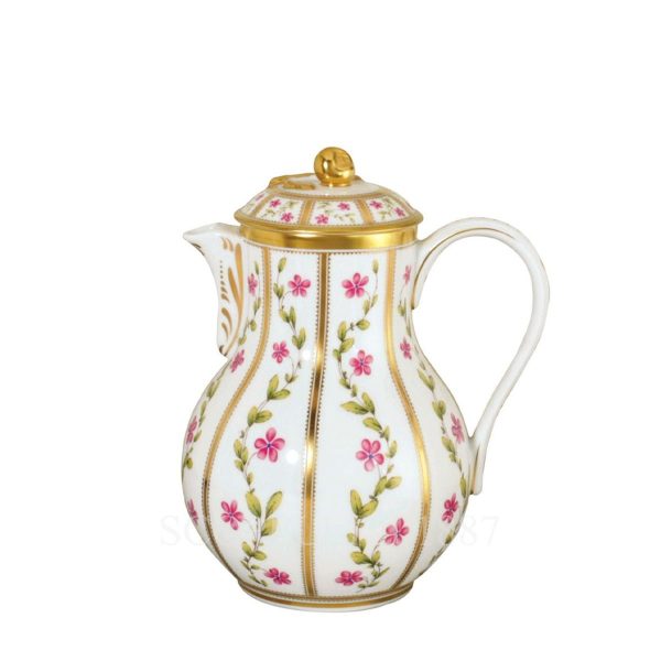 bernardaud roseraie coffee pot