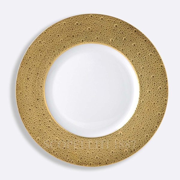 bernardaud service plate ecume gold 29 cm