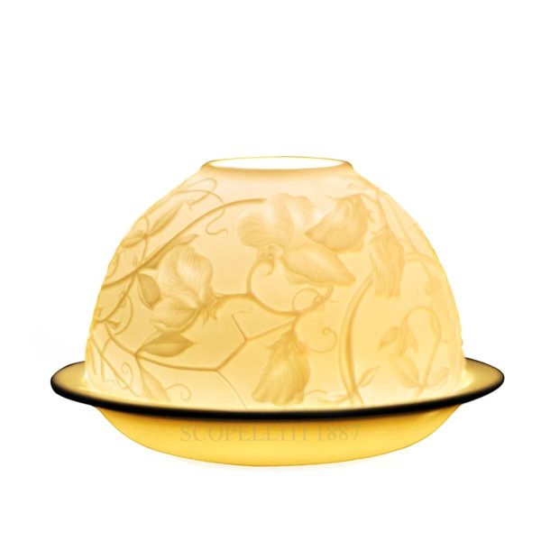 bernardaud designer sweet peas votivelight bisque porcelain