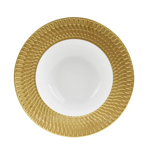 bernardaud twist gold rim soup