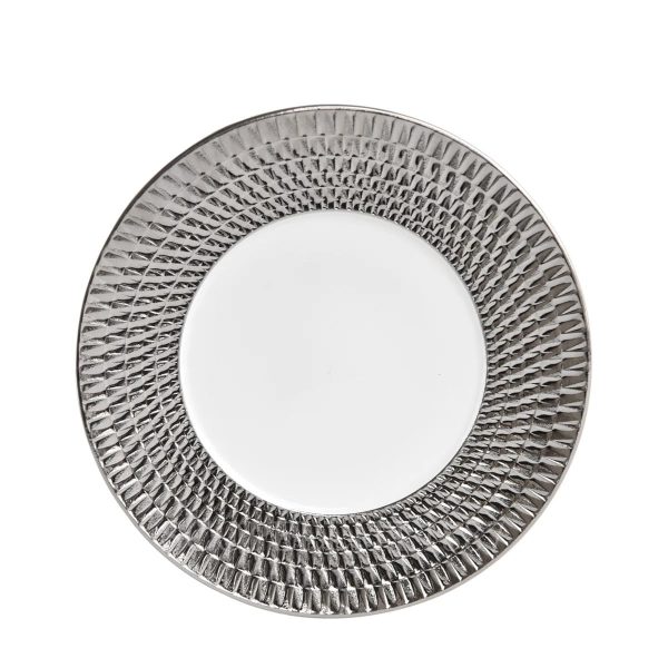 bernardaud twist platinum salad plate