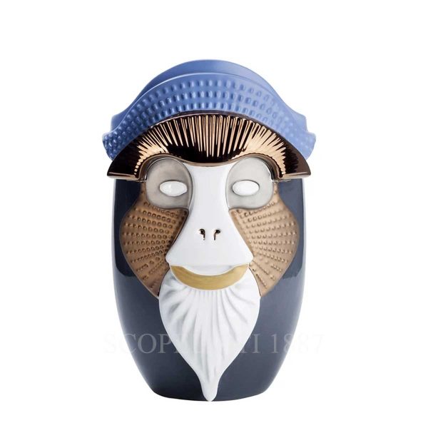 bosa brazza vase navy white primates collection