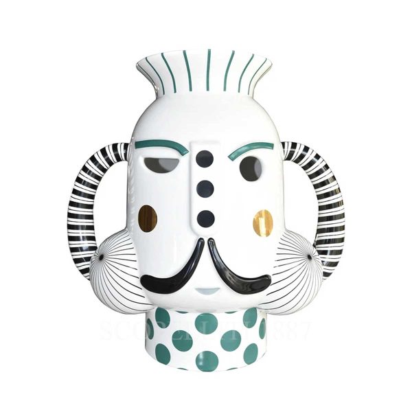 bosa king vase white green