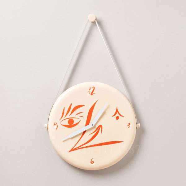bosa wall clock jaime hayon horamur orange