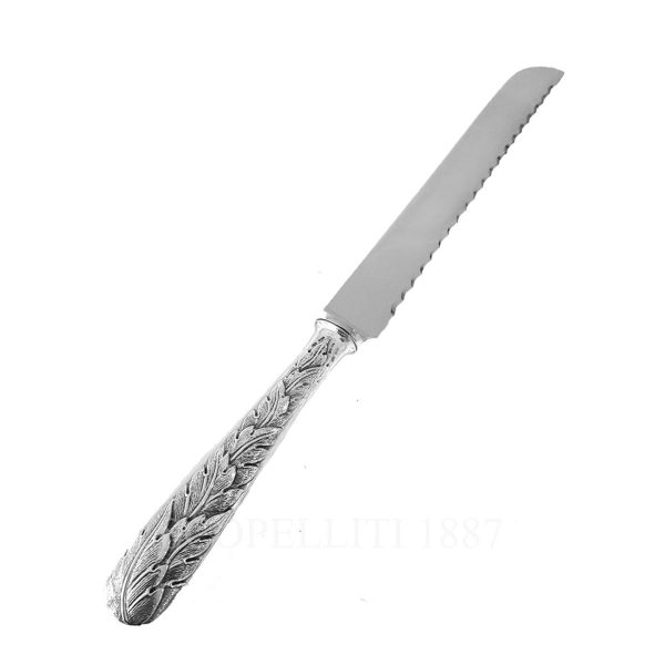 buccellati bread knife in sterling silver