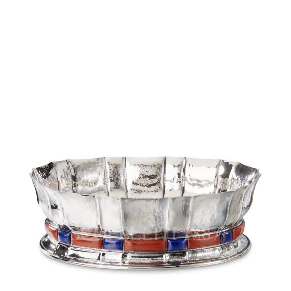 buccellati doge bowl red jasper lapis