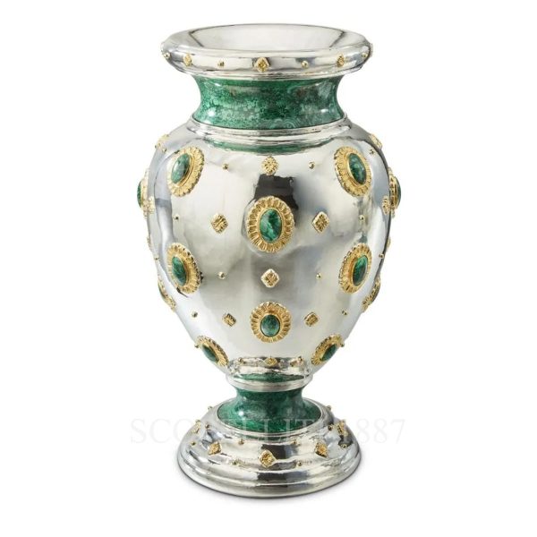 buccellati doge vase malachite