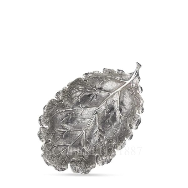 buccellati silver oak leaf small