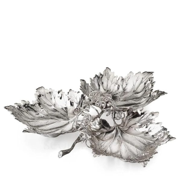 buccellati silver vine leaves large