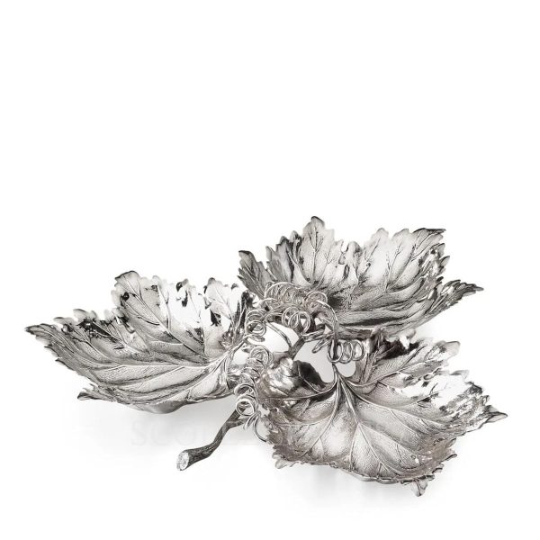 buccellati silver vine leaves medium
