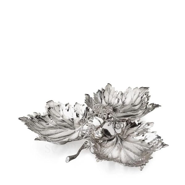 buccellati silver vine leaves small