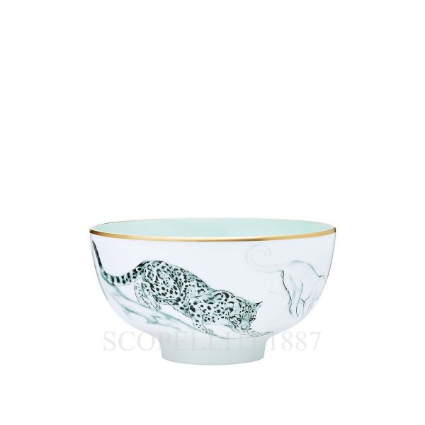 hermes carnets d'equateur medium bowl felines