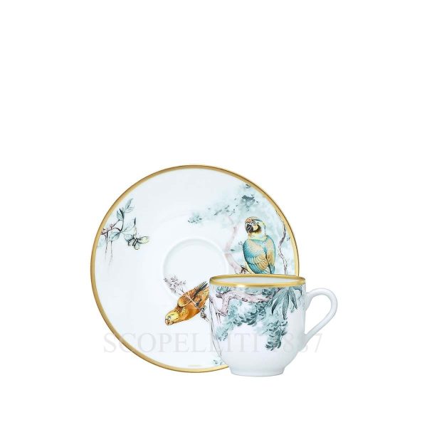 hermes carnets d'equateur coffee cup and saucer