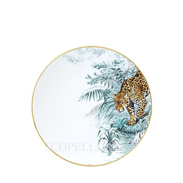 hermes carnets d'equateur dinner plate jaguar