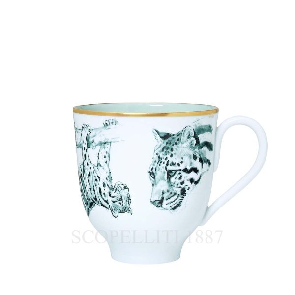 hermes carnets d'equateur mug feline