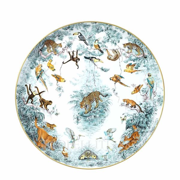 hermes carnets d'equateur large round platter