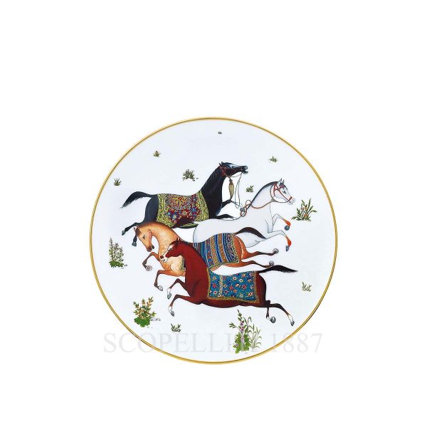 hermes dessert plate cheval d'orient