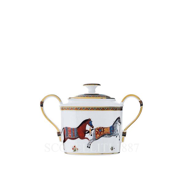 hermes sugar bowl cheval d'orient