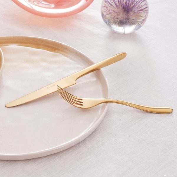 christofle 5 piece flatware set l'ame gold