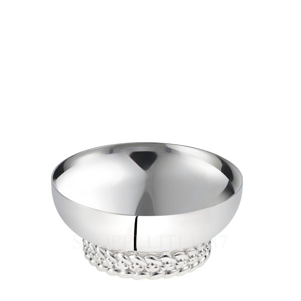 christofle babylone large bowl silver plated 17 cm