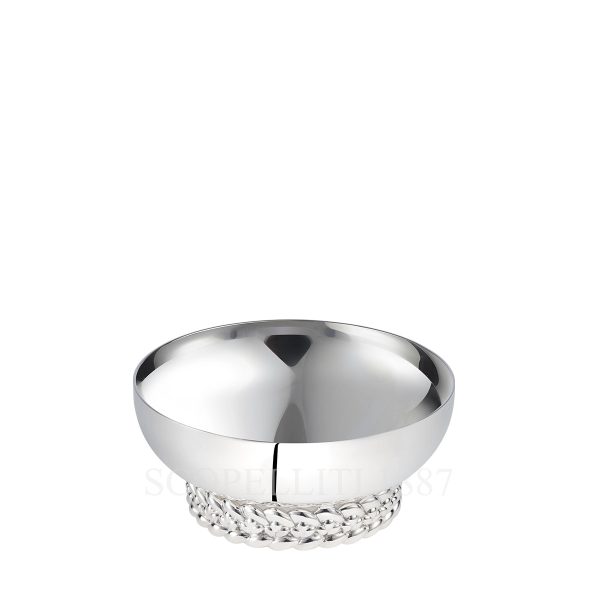 christofle babylone small bowl silver plated 14 cm