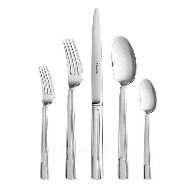 christofle hudson cutlery set stainless steel