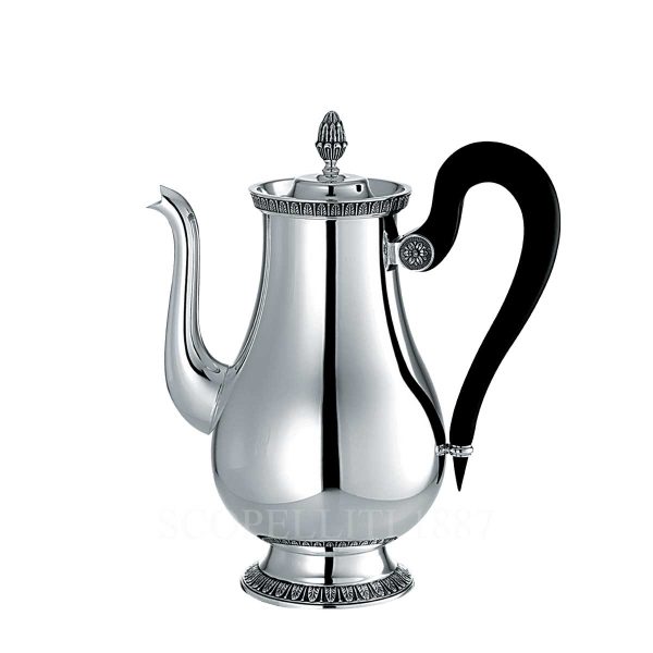 christofle malmaison coffee pot silver plated