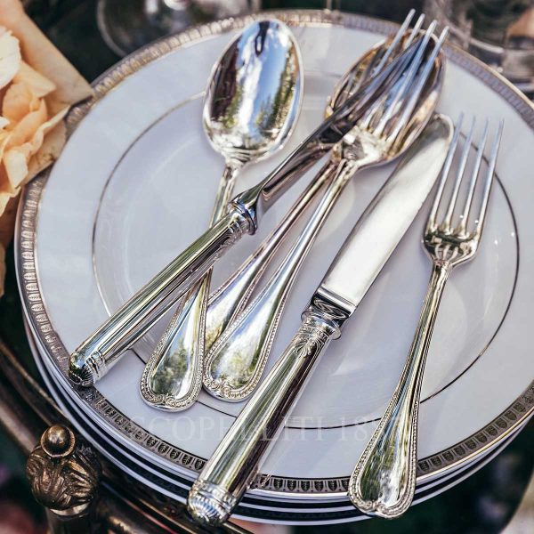 christofle malmaison 48 pcs silver plated cutlery