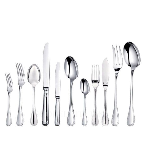 christofle malmaison 110 pcs silver plated cutlery