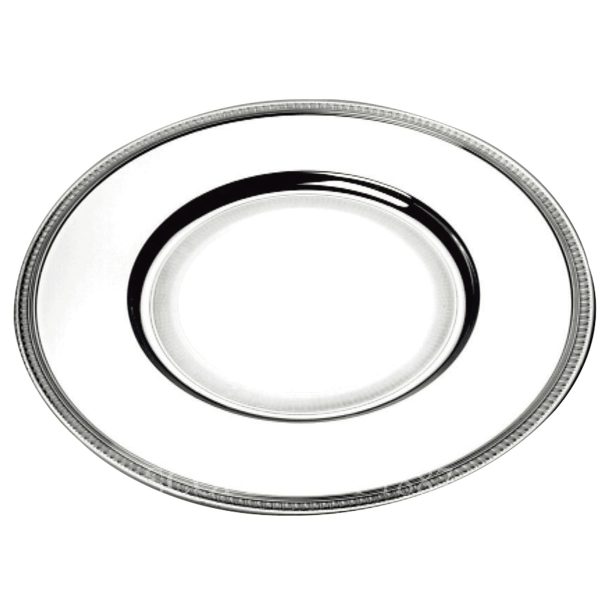 christofle malmaison silver plated charger plate