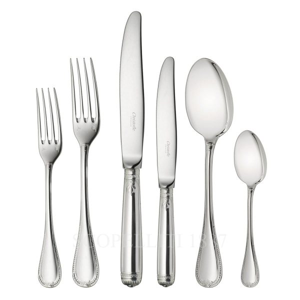 christofle malmaison 36 pcs sterling silver cutlery