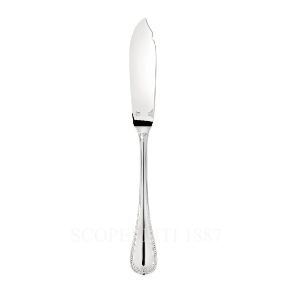 christofle malmaison silver plated fish knife