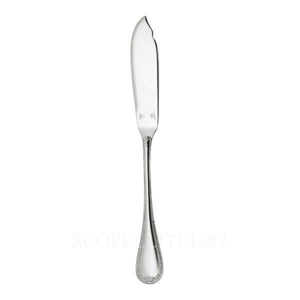 christofle malmaison silver plated fish fork