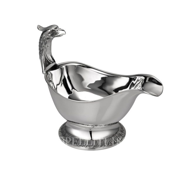 christofle malmaison silver plated gravy boat