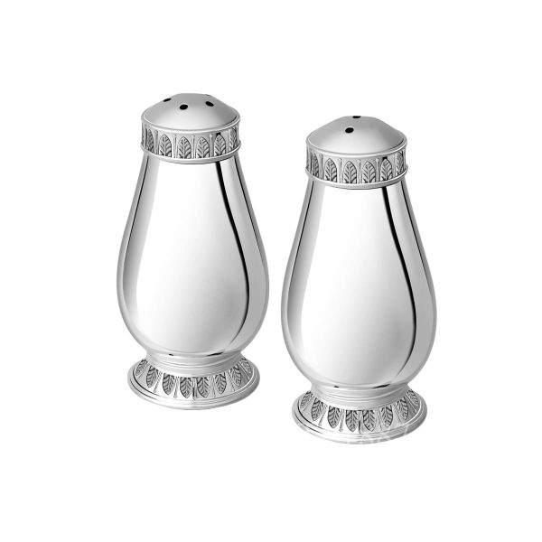 christofle malmaison silver Plated salt and pepper shaker