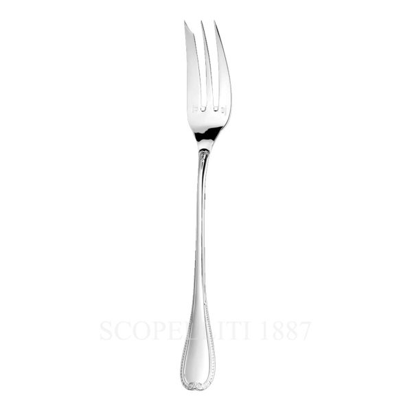 christofle malmaison sterling silver serving fork